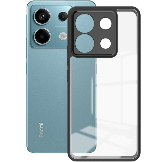 Etui IMAK do Xiaomi Redmi Note 13 Pro 5G, UX-9A Series, przezroczyste / czarne