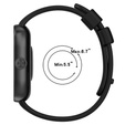 Pasek Silikonowy do Xiaomi Redmi Watch 4 / Xiaomi Smart Band 8 Pro / Xiaomi Smart Band 9 Pro, Czarny