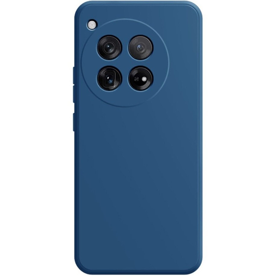 Etui do OnePlus 12 5G, Silicone Lite, granatowe
