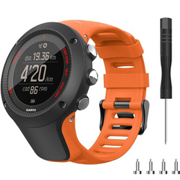 Pasek Silikonowy do Suunto Ambit 1/2/3/2S/2R/3P/3S/3R, Pomarańczowy