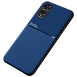 Etui do Oppo A17, z blaszką do uchwytów samochodowych, Niebieskie
