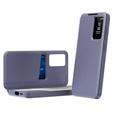 Etui z klapką do Samsung Galaxy S22+ Plus, Smart View Wallet, fioletowe