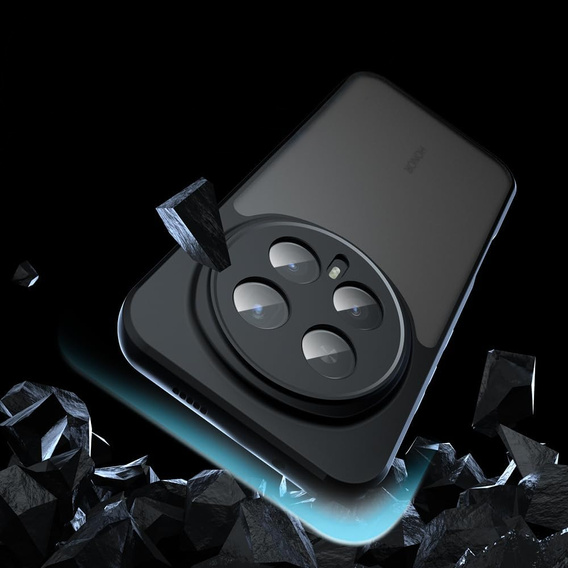 Etui do Honor Magic 8 Pro, Fusion Hybrid, matowe czarne