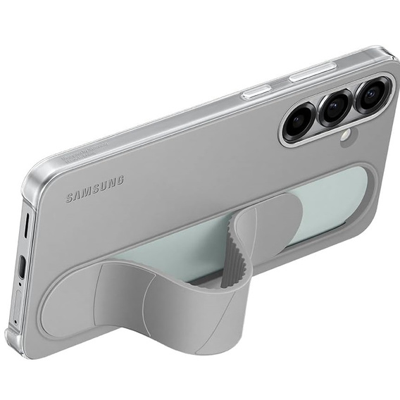 Oryginalne Etui do Samsung Galaxy S25, Standing Grip, Szare