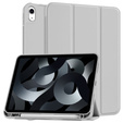 Etui do iPad 11" 2025 A16 (11 gen.) / iPad 10.9" 2022 (10 gen.), Smart Pencil, z miejscem na rysik, szare