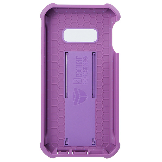 Etui pancerne do Samsung Galaxy S10e, Dexnor Full Body, fioletowe