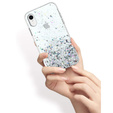 Etui do iPhone XR, Glittery, przezroczyste