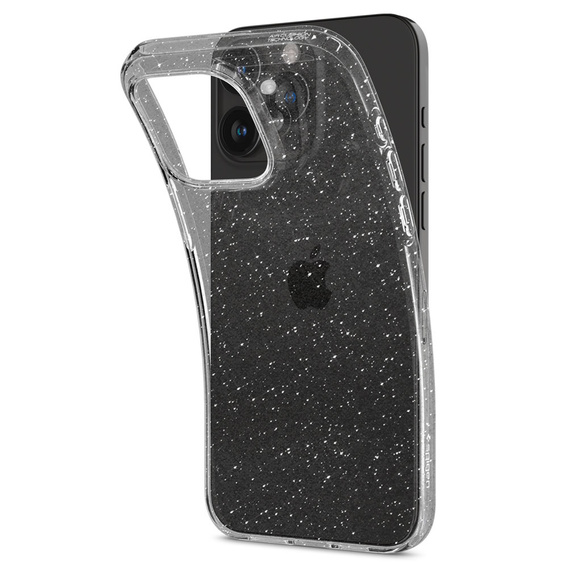 Etui Spigen do iPhone 15 Pro, Liquid Crystal Glitter, Przezroczyste / Brokatowe