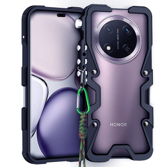 Wytrzymałe etui pancerne do Honor Magic 7 Lite 5G – czarne