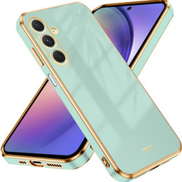 Etui do Samsung Galaxy A54 5G, Glamour CamShield, miętowe