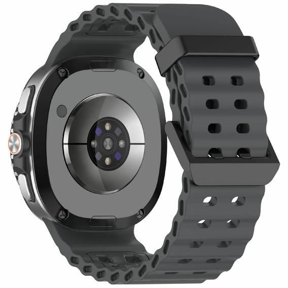 Pasek Silikonowy do Samsung Galaxy Watch 8 / 8 Classic, Szary