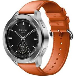 Skórzany Pasek uniwersalny 22mm, z owalną klamrą, Pomarańczowy