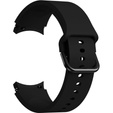Pasek Silikonowy do Samsung Galaxy Watch 4/5/6/7 40/42/43/44/45/46/47mm, Czarny