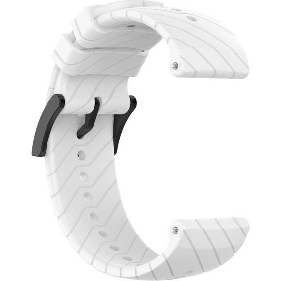 Pasek Silikonowy do zegarka Suunto 9 24 mm - White