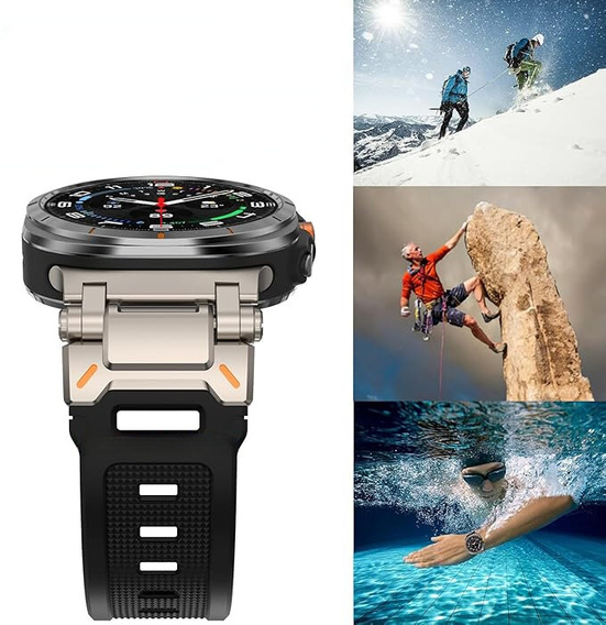Pasek ERBORD ProTech do Samsung Galaxy Watch Ultra 47mm (2025 / 2024), Czarny