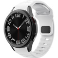 Pasek Silikonowy do Samsung Galaxy Watch 4/5/6/7/FE 40/42/43/44/45/46/47mm, Biały