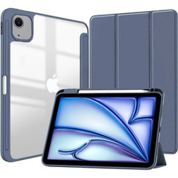 Etui do iPad Air 13" 2025/2024 (7/6 gen.), Smartcase Hybrid, z miejscem na rysik, fioletowe