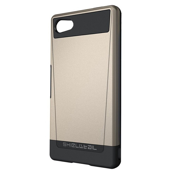 SHTL Etui Sony Xperia Z5 Compact, Obudowa Dual Shell Case, Złote