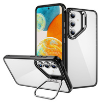 Etui do Samsung Galaxy S24 FE, Kickstand Frame, przezroczyste / czarne