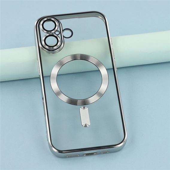 Etui do iPhone 17 Electro MagSafe – srebrne