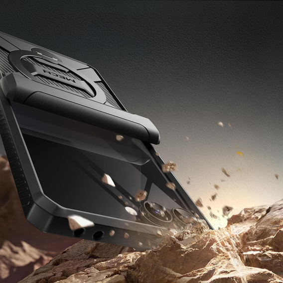 Etui do Samsung Galaxy Z Flip 7, Tongate MECH Magsafe, czarne