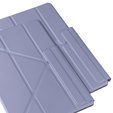 Magnetyczne etui origami do Samsung Galaxy Tab S10 Lite / S10 FE / S9 FE / S9 – ciemnofioletowe