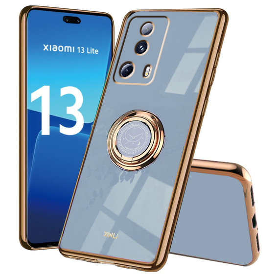 Etui do Xiaomi 13 Lite, Electro Ring, niebieskie