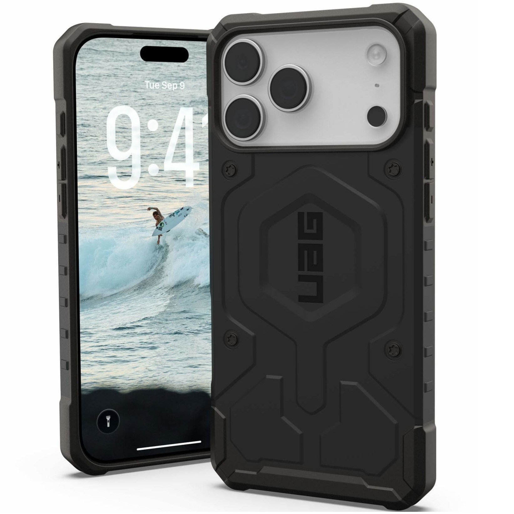 Urban Armor Gear (UAG) Pathfinder MagSafe do iPhone 17 Pro Max – Black, pancerne etui z MagSafe