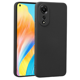 Etui do Oppo A78 4G, Silicone Lite, czarne
