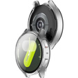 2w1 Etui z Osłoną na Ekran do Samsung Galaxy Watch 7 44mm, Przezroczyste