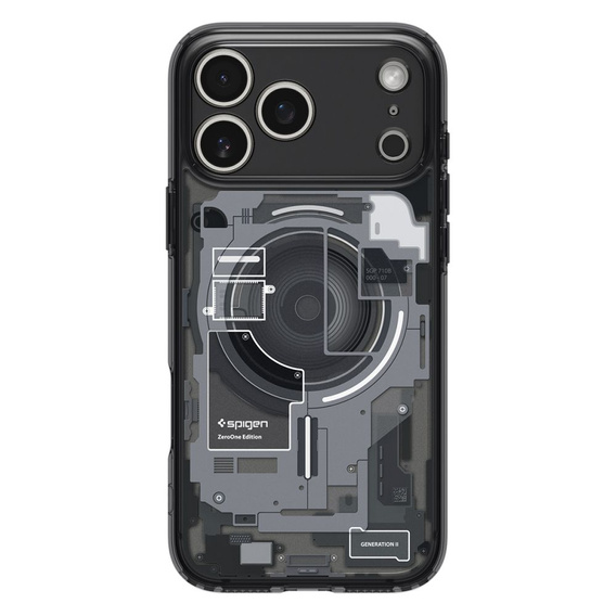 Etui Spigen do iPhone 17 Pro, Ultra Hybrid Mag MagSafe, Neo One - Black