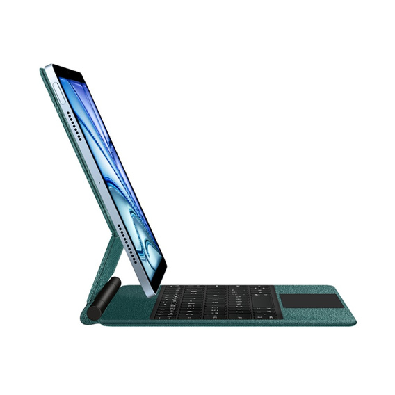 Etui z klawiaturą do iPad Air 11" 2024 (6 gen.) / iPad Air 11" 2025 (7gen.), Magnetic Keyboard Touchpad, zielone