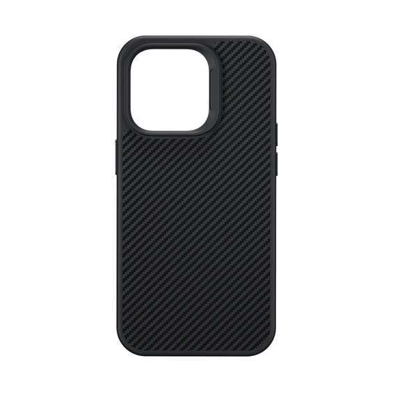 Etui BENKS Kevlar do iPhone 14 Pro, Carbon Fiber, do MagSafe, czarne