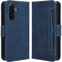 Etui z klapką do Samsung Galaxy A17 5G, Card Slot, granatowe