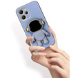 Zestaw Etui Electro do Xiaomi Redmi 12, Astronauta, Niebieskie + Szkło