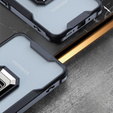 Etui do Samsung Galaxy A54 5G, pancerne z podstawką, czarne