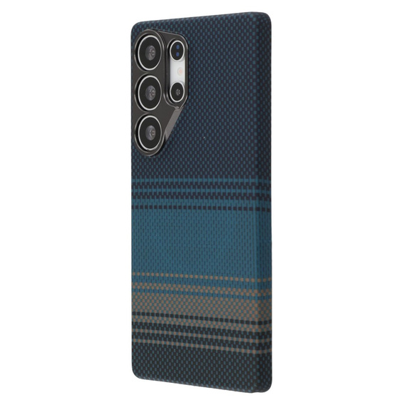 Etui do Samsung Galaxy S25 Ultra – magnetyczne z włókna aramidowego, niebieskie