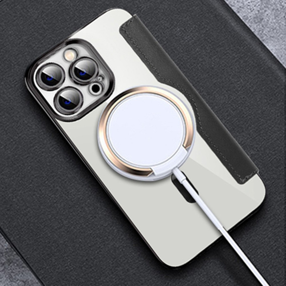 Etui z klapką do iPhone 13 Pro Max, RFID Wallet MagSafe z ochroną aparatu, czarne
