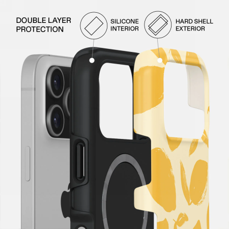 Etui Burga Tough MagSafe do iPhone 17 Pro Max - Lemon Tart