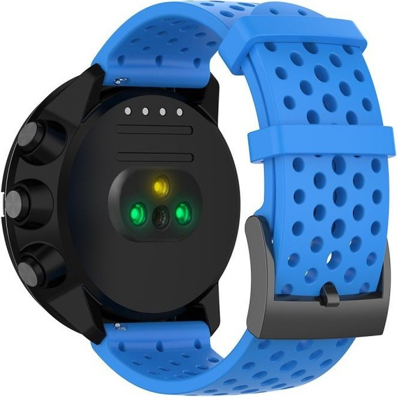 Pasek Silikonowy do Suunto 9 24mm - Niebieski