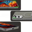 Etui do Samsung Galaxy S25 Edge, Kickstand Matt Case, do MagSafe, tytanowa szarość