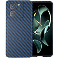 Etui do Xiaomi 13T / 13T Pro, Carbon Fiber, niebieskie