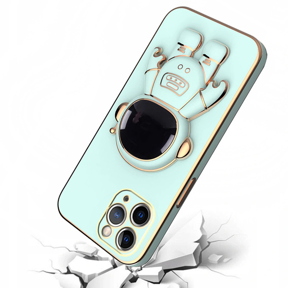 Etui do iPhone 14 Pro Max, Astronaut, miętowe