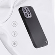 Etui NILLKIN do iPhone 15 Pro Max, CamShield CarboProp, włókno węglowe czarne