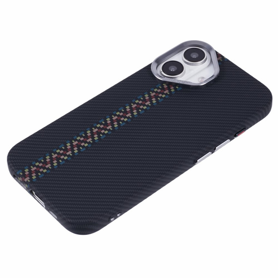 Etui do iPhone 16 Plus, Carbon Fiber MagSafe, czarne