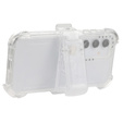 Pancerne Etui do Samsung Galaxy S24, Belt Clip, z klipsem, przezroczyste