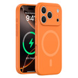 Etui do iPhone 17 Pro Max, Silicone Lite, do MagSafe – pomarańczowe