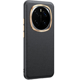 Etui skórzane do Honor Magic 7 Pro 5G, leather hybrid, czarne