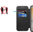 Etui z klapką do Samsung Galaxy S25 FE, RFID Wallet MagSafe z ochroną aparatu, czarne