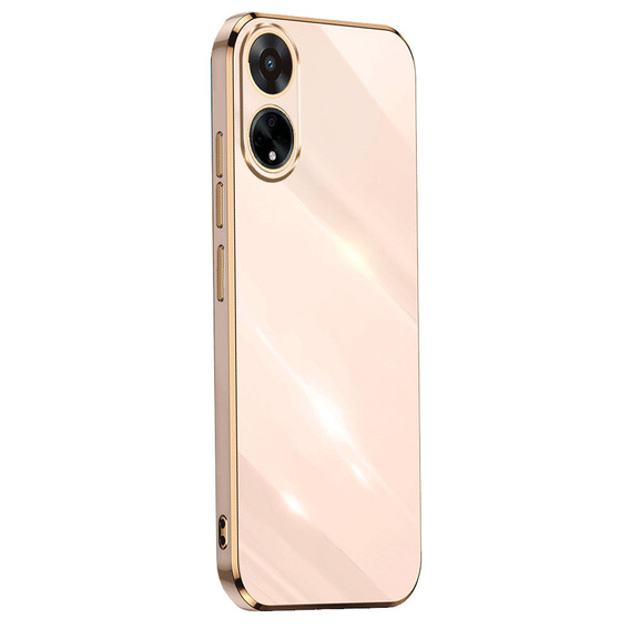Etui do Oppo A98 5G, Glamour CamShield, różowe rose gold